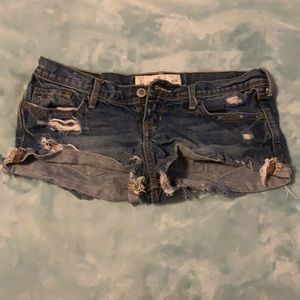 Hollister blue Jean women shorts